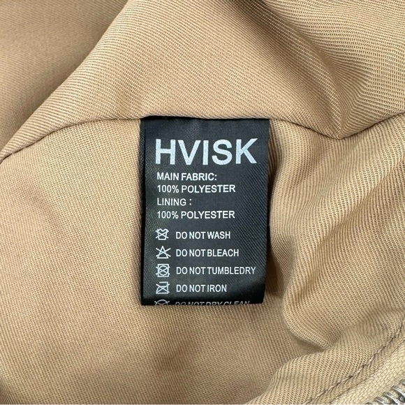 HVISK Moon Shoulder Bag - Beige Textured Knot Detail Shoulder Bag - Picture 13 of 16